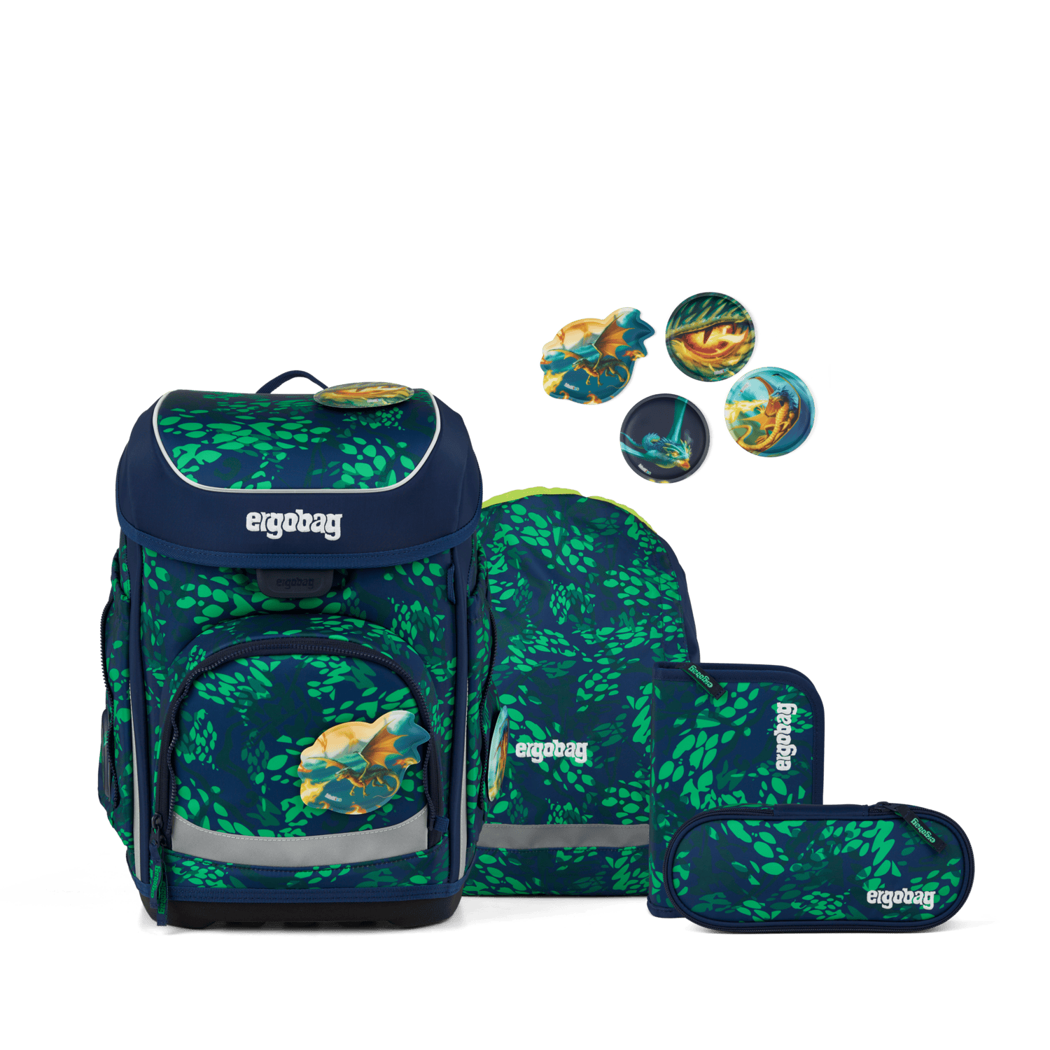 ergobag cubo 5-tlg. Set DrachenbezwingBär